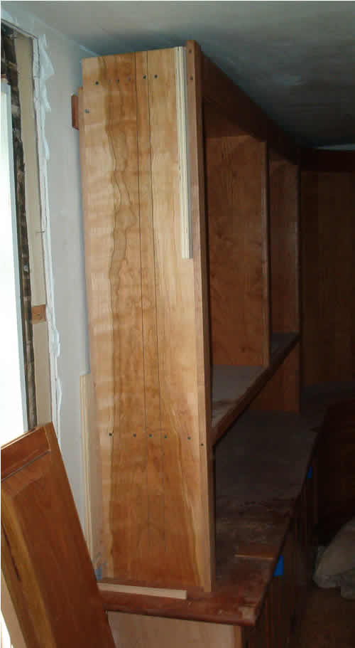 Picture of scribing cherry end panels'